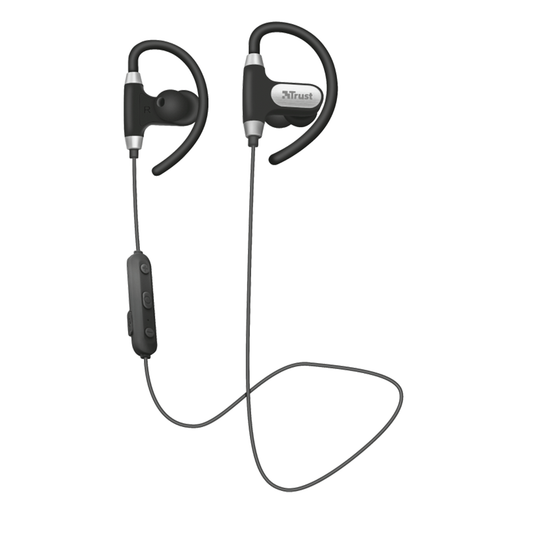 Audifonos Deportivos Bluetooth Trust Usan Negro