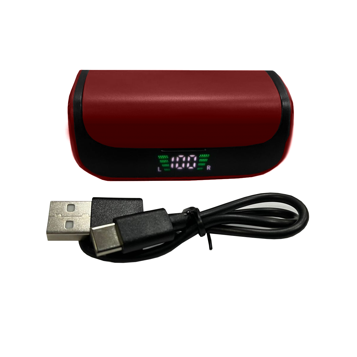 Audifono Bluetooth Datacom Tws Ear Pods Rojo – imagen 4
