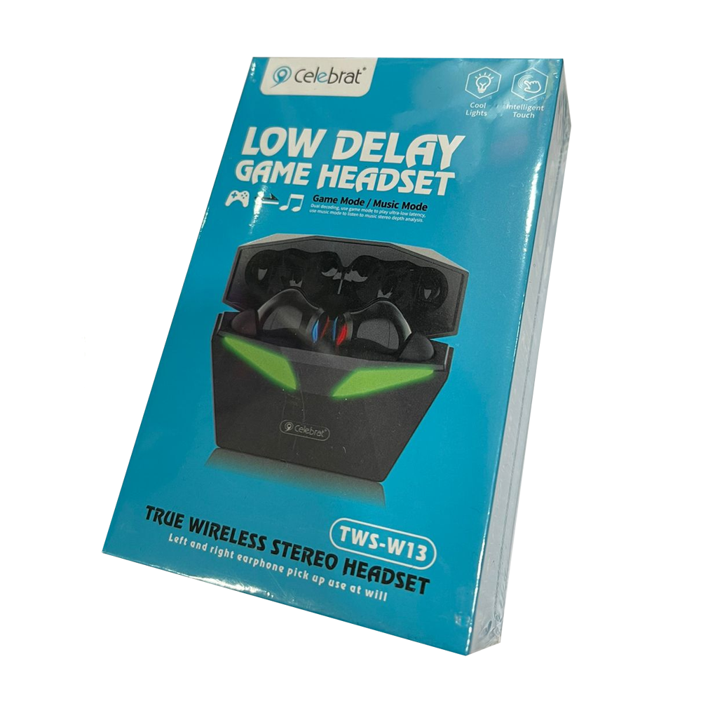 Audifonos Gamer Bluetooth Celebrat W13 Low Delay In Ear Negro – imagen 5