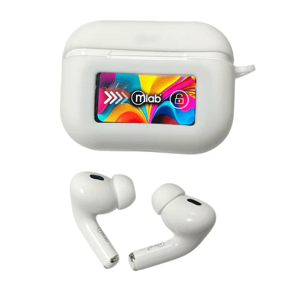 Audifonos In Ear Bluetooth Microlab Anc + Enc Air Smart Touch Blanco – imagen 5