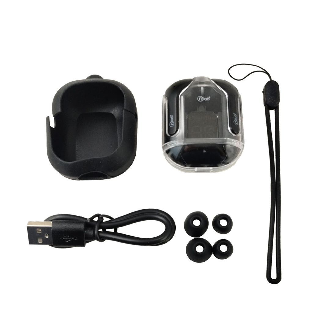 Audifonos In Ear Bluetooth Microlab Glass Crystal 9353 Negro – imagen 2