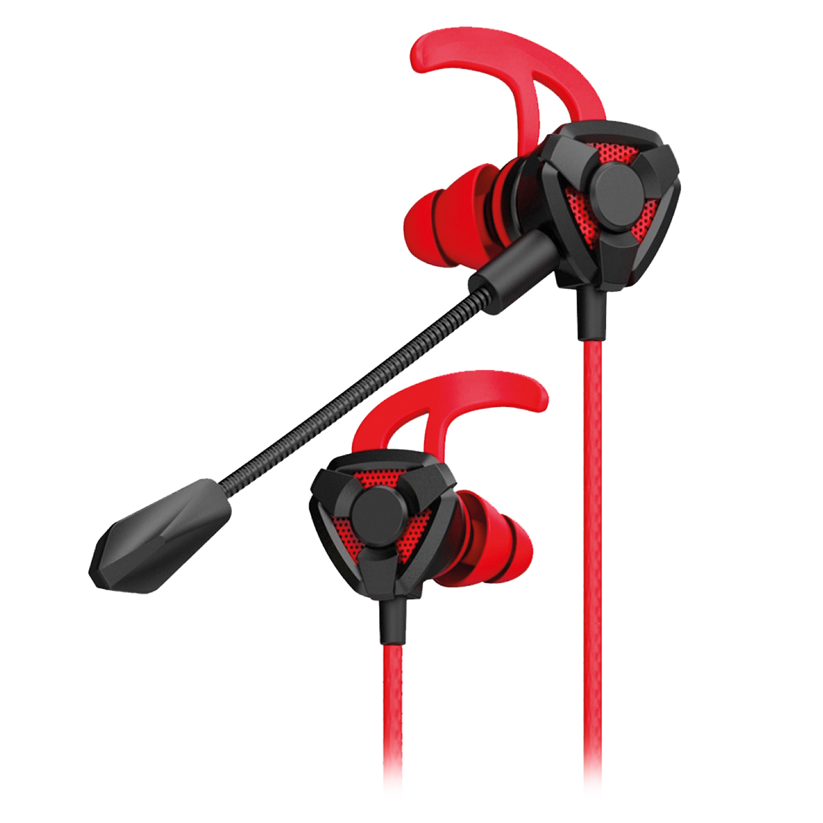 Audifonos Gamer Reptilex RX0032 Rojo