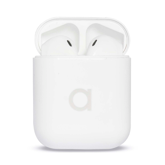 Audifonos Bluetooth Tipo Airpods Audiolab V2 Blanco