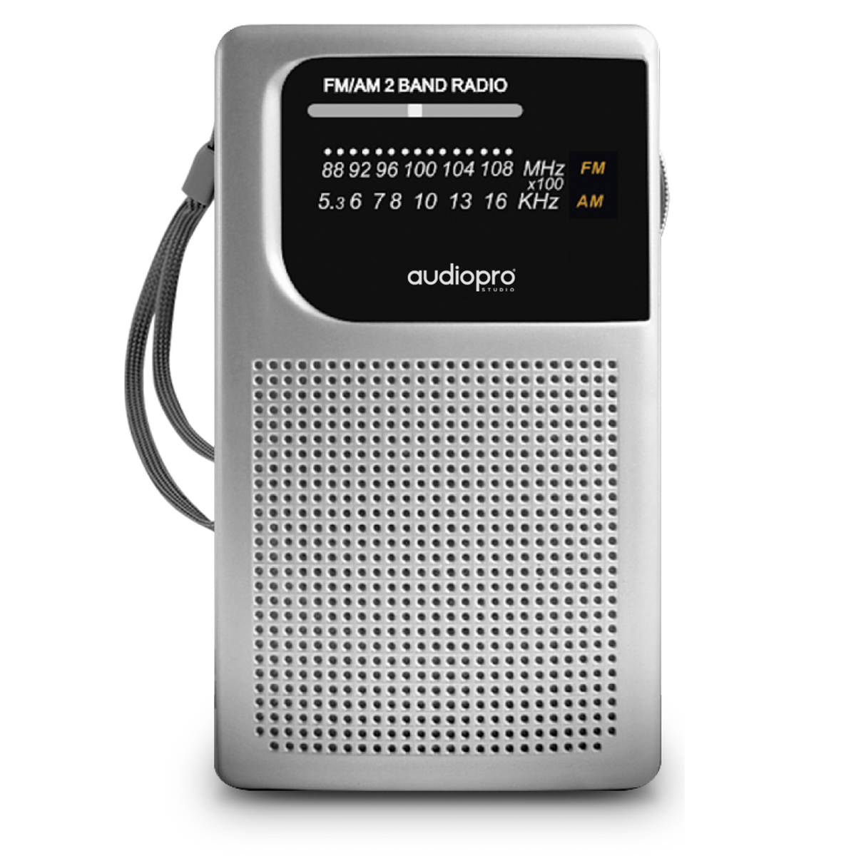 Radio Portátil De Bolsillo Audiopro AM FM Ap02079 Gris