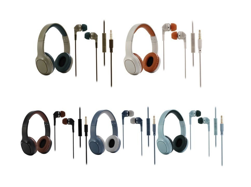 Audífonos Bluetooth + In Ear 3.5mm 2 en 1 Sy-bt1605 Celeste – imagen 2