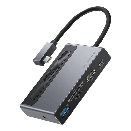 Adaptador Hub Usb C Magic Multifuncional Retráctil 6 En 1 Baseus