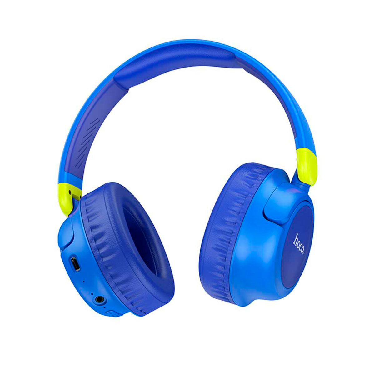 Audífonos Bluetooth Hifi Micro Sd Aux Hoco W43 Azul