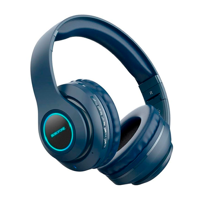 Audífonos Headset Bluetooth Borofone Bo17 Azul