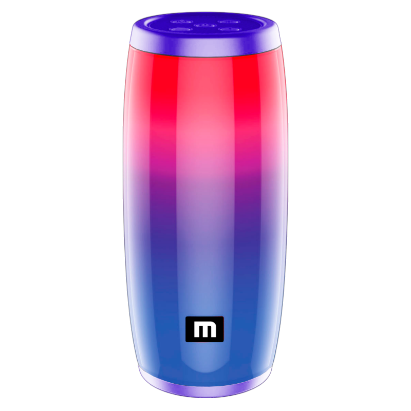 Parlante Bluetooth Motomo Party Led Azul
