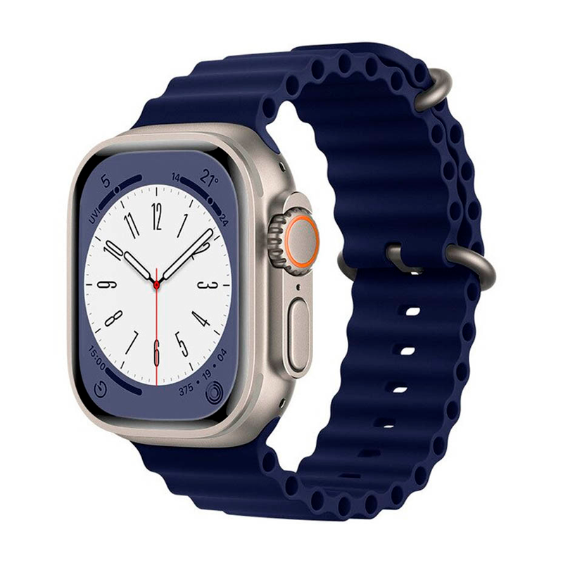 Correa Silicona Para Apple Watch Hoco Wa12 41 49mm Azul (copia)