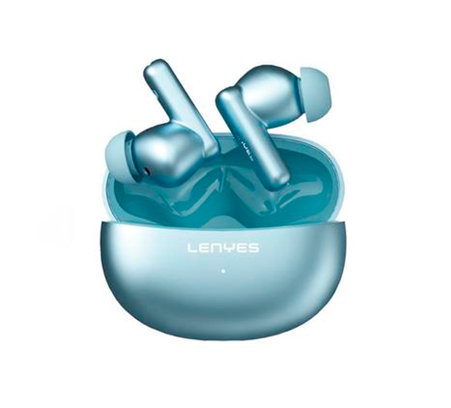Audífonos In Ear Bluetooth Lenyes Air 100 Celeste