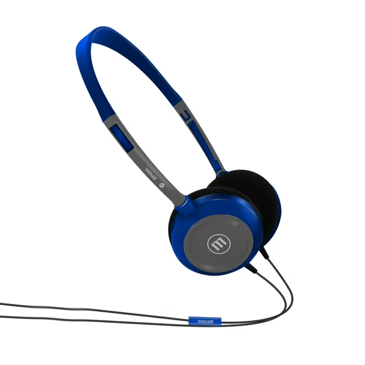 Audífonos Con Cable Maxell Hp-200 Headset Azul