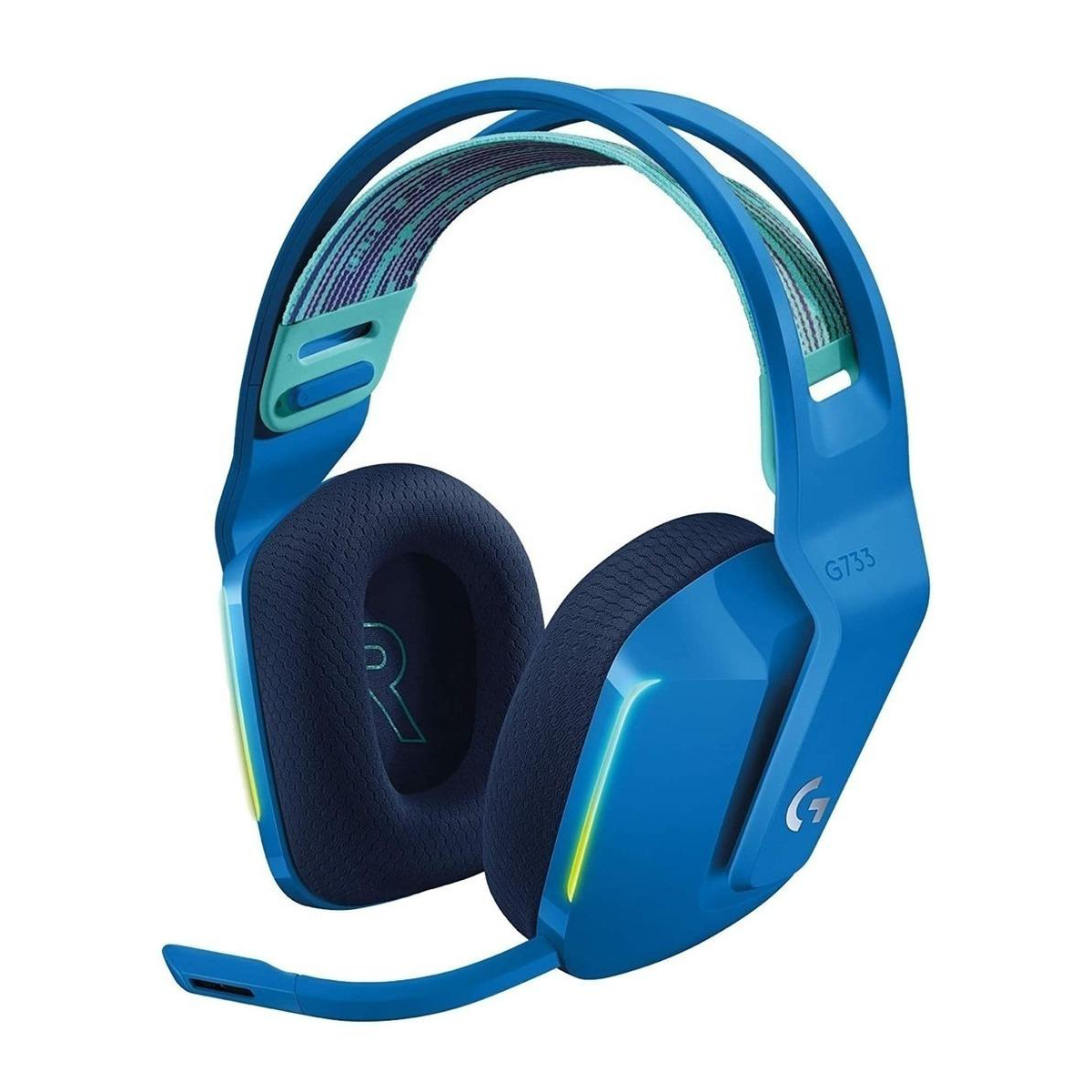 Audífonos Gamer Logitech G733 Inalámbricos Sonido 7.1 RGB Azul