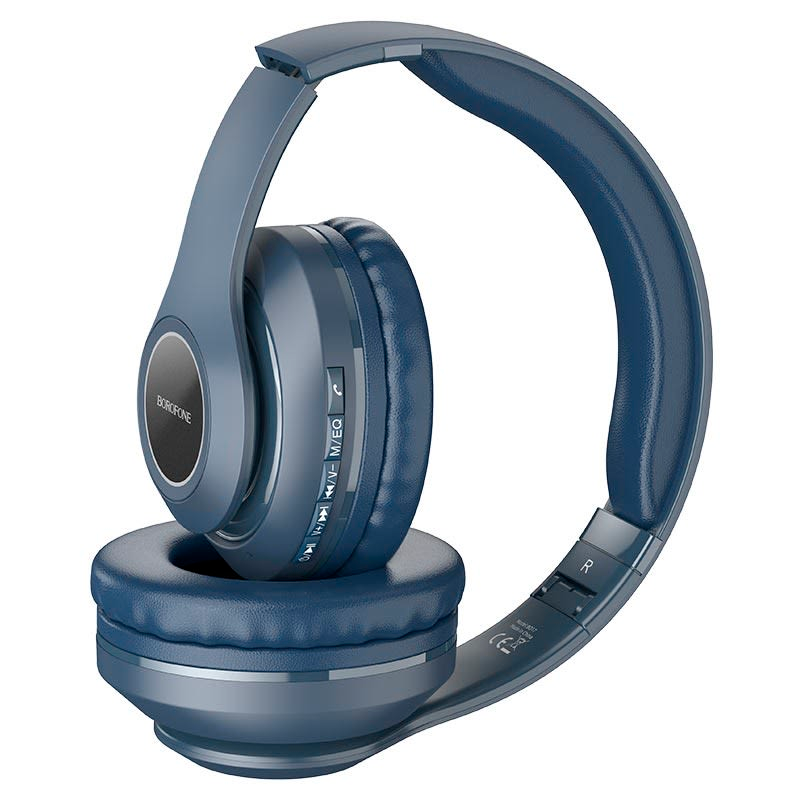 Audífonos Headset Bluetooth Borofone Bo17 Azul – imagen 2