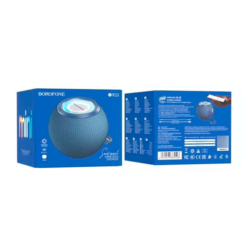 Parlante Inalambrico Bluetooth Borofone Br23 Fm Usb Tws Azul – imagen 3