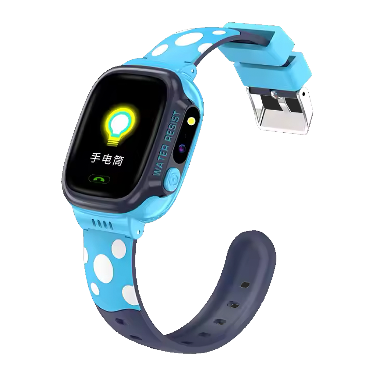Reloj Smartwatch Para Niños Camara Sos Gps Resistente Al Agua Azul – imagen 3
