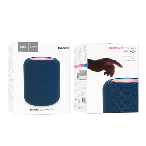 Parlante Bluetooth Hoco Hc30 Fm Tf Usb Tws Azul – imagen 3