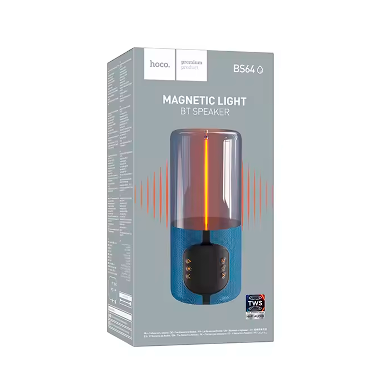 Parlante Bluetooth Hoco Bs64 Fm Tf Tws Azul – imagen 3