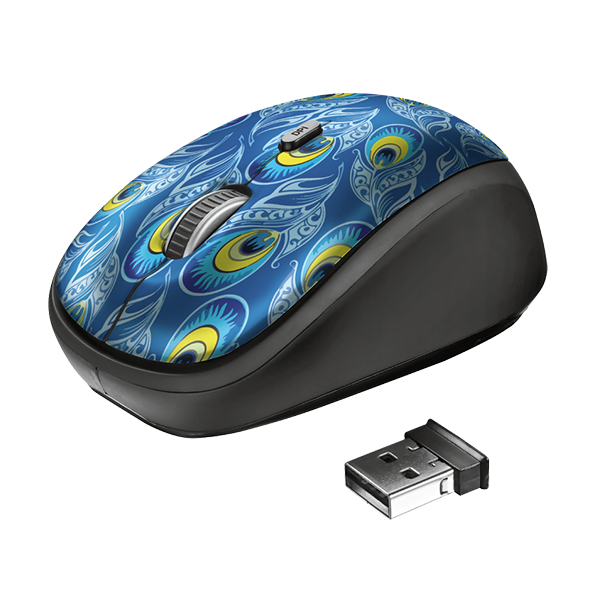Mouse Inalambrico Trust Yvi Peacock