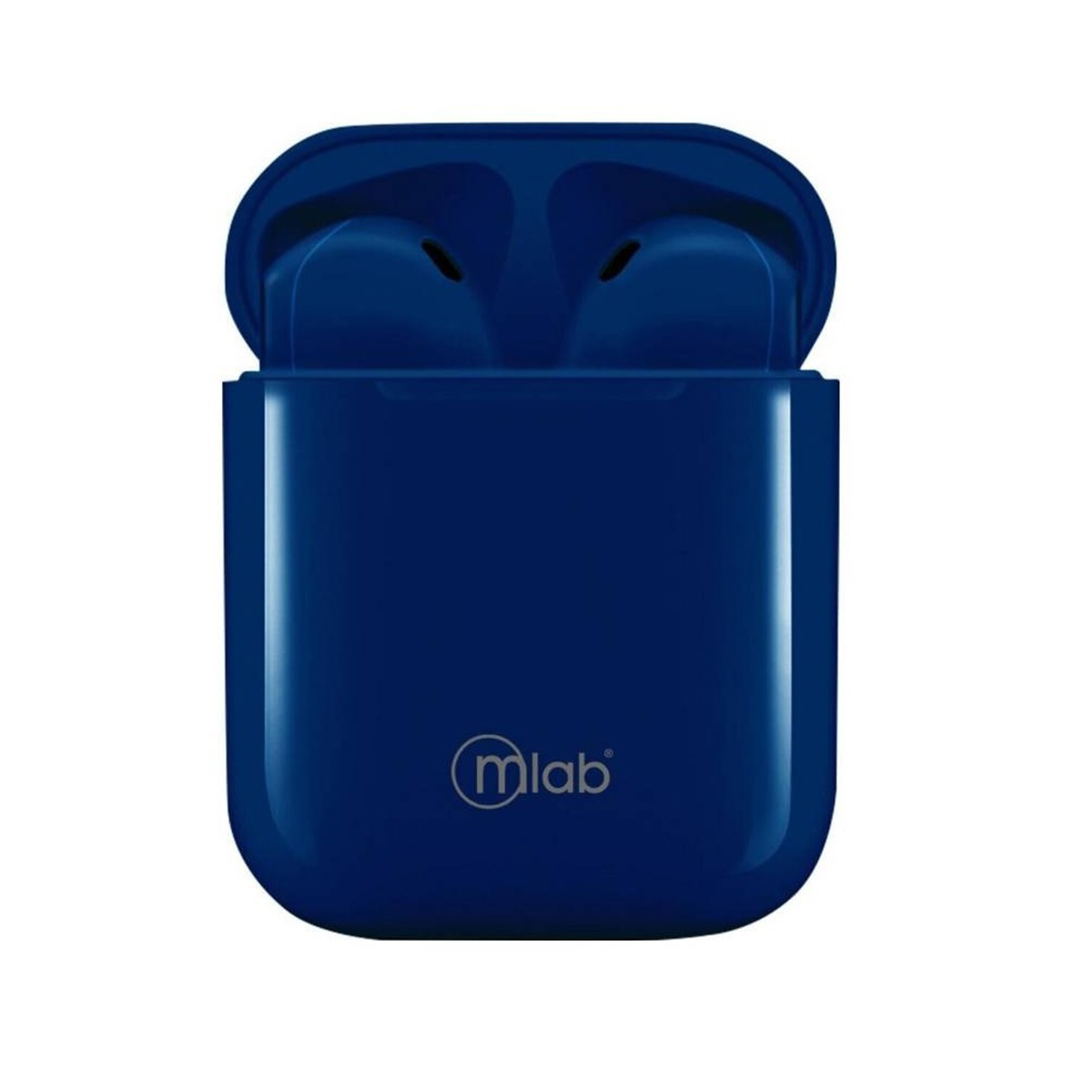 Audifonos Bluetooth Fully Touch y Carga Inalámbrica Microlab Azul
