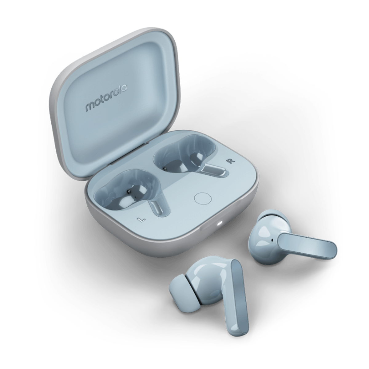 Audifonos Bluetooth Motorola Motobuds Plus Azul