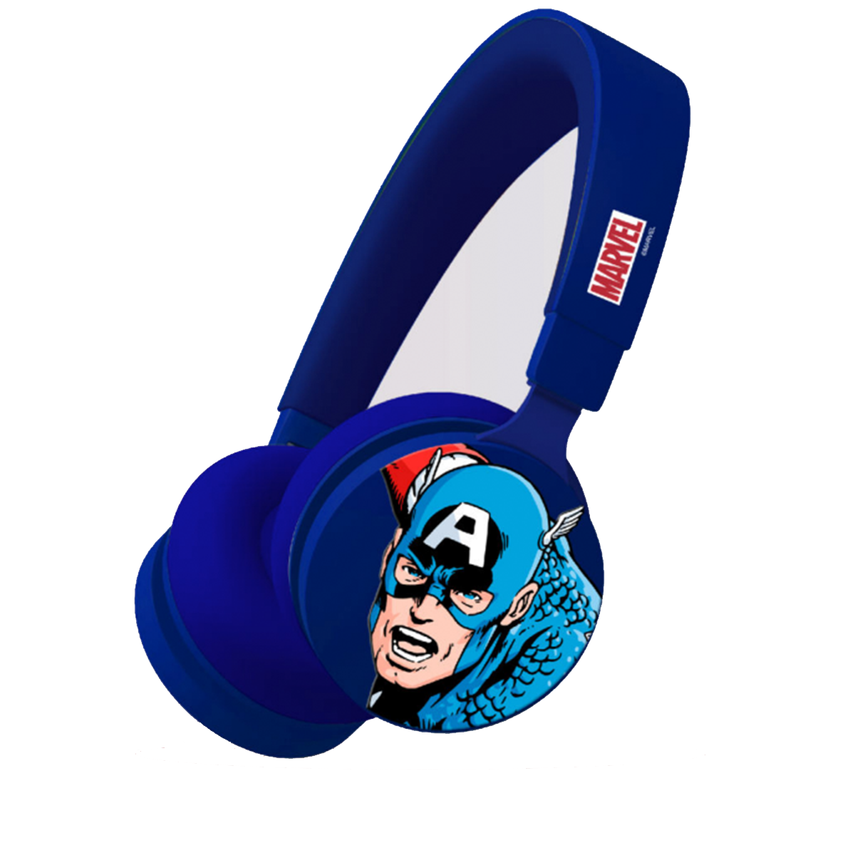 Audifonos Bluetooth Marvel Comic Hi Fi Manos Libres Capitan America