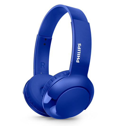 Audífonos On Ear Bluetooth Philips Shb3075 Bass+ 60 Horas Azul