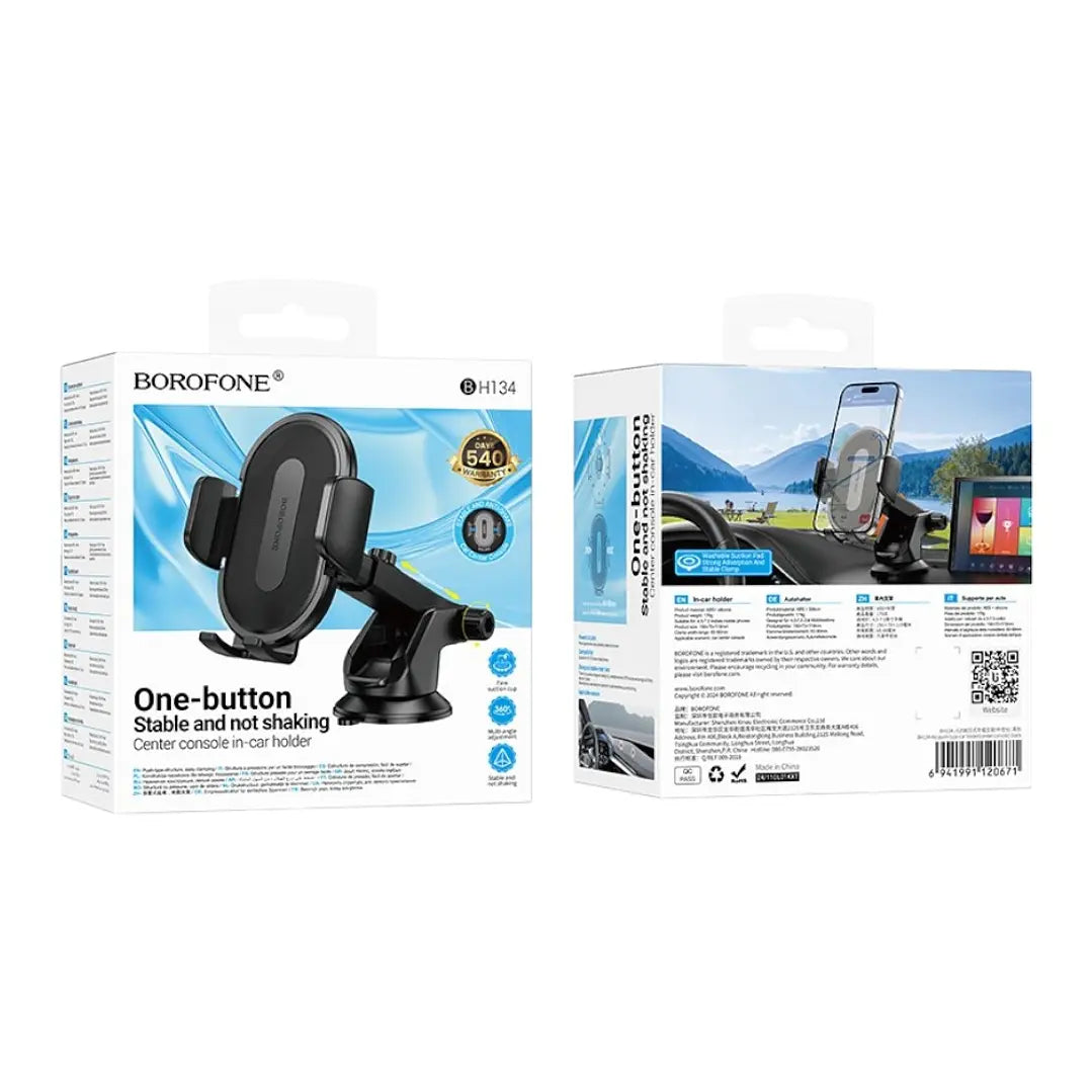 Soporte De Auto Tablero Parabrisas Borofone Bh134 Negro – imagen 2