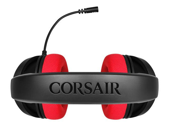 Audifonos Gamer Corsair Hs35 Pc Ps5 Xbox Switch Negro Rojo – imagen 5