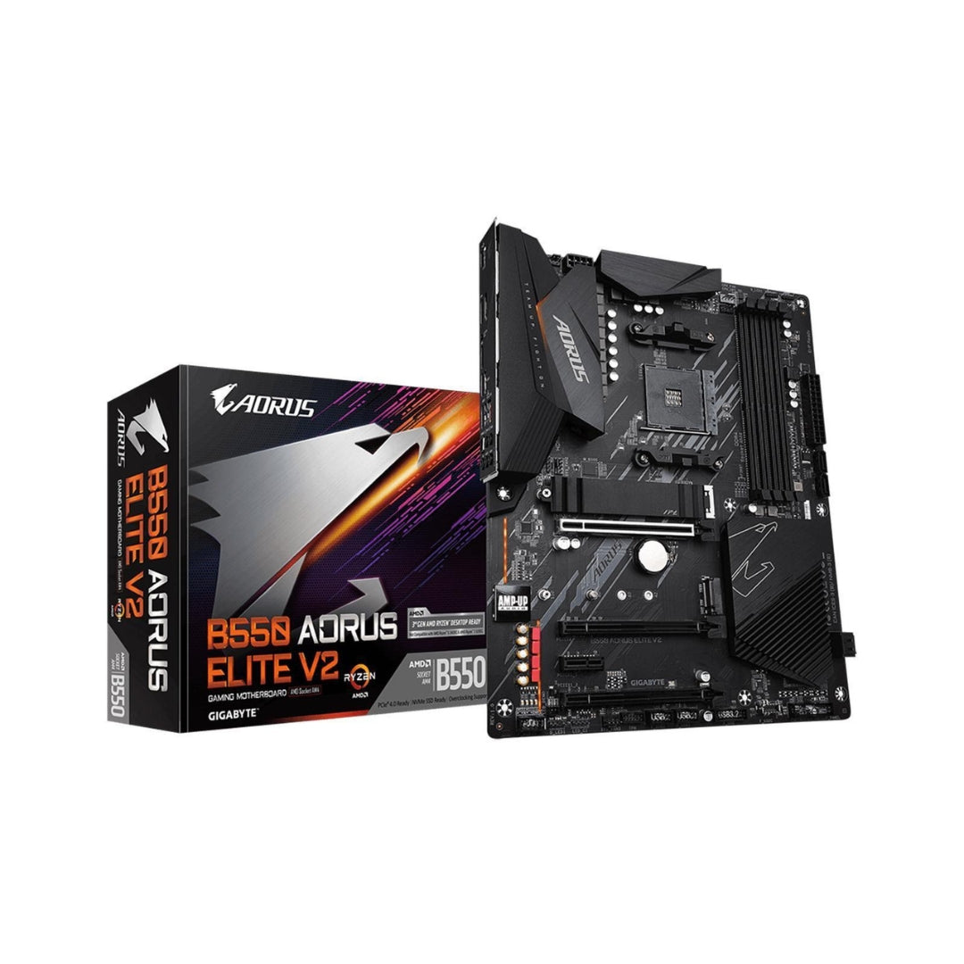 Placa Madre Amd Gigabyte B550 Aorus Elite V2 Negro