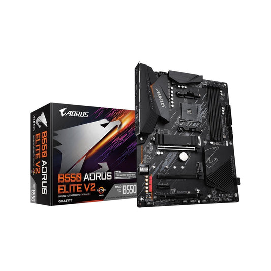 Placa Madre Amd Gigabyte B550 Aorus Elite V2 Negro