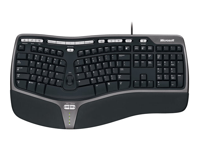 Teclado Microsoft Natural Ergonometrico 4000 Negro Usb – imagen 3