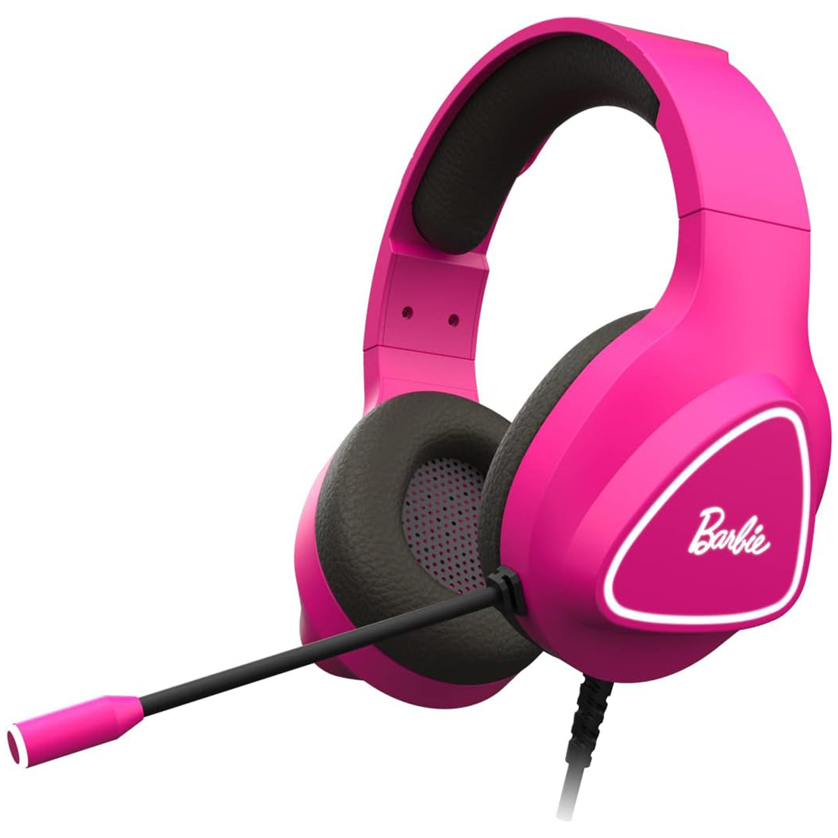 Audifonos Gamer Gamer Khali Barbie Multiconsola Usb + 3.5mm Rosa