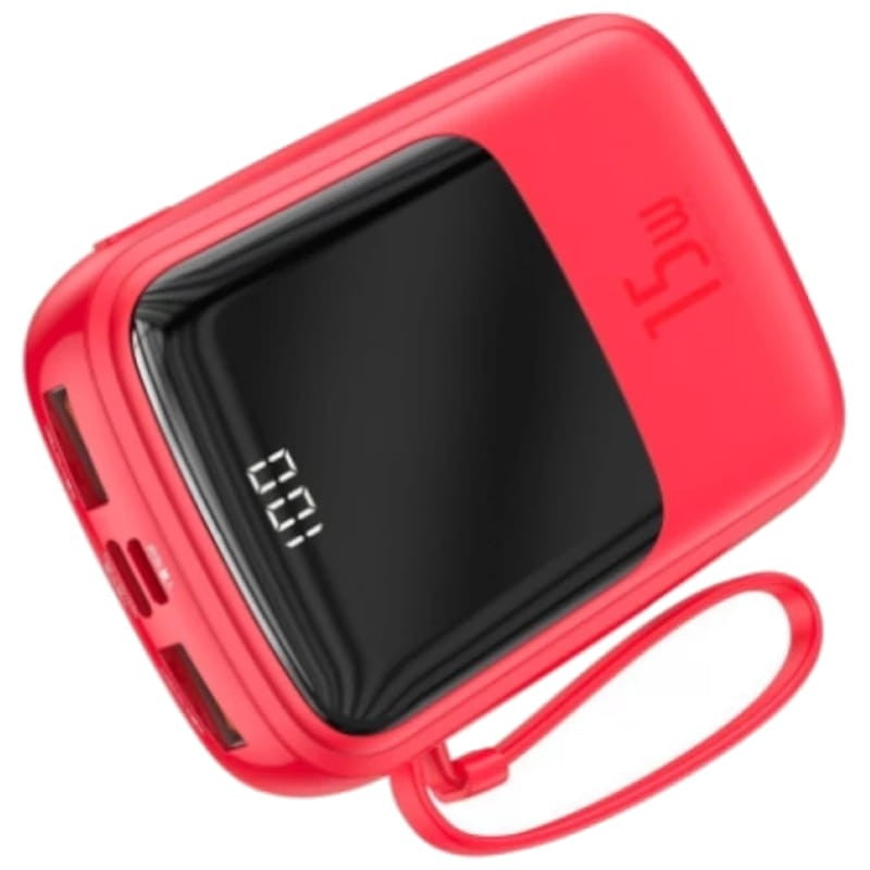 Batería Portátil Baseus 10000 Mah Tipo C 15w Mini Q Pow Rojo – imagen 3