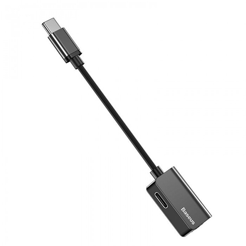Adaptador Tipo C a Jack 3.5mm + Carga Tipo C Baseus