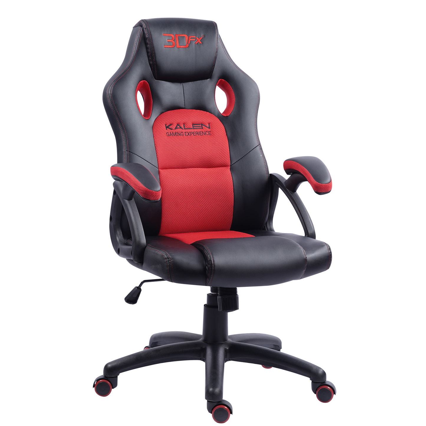 Silla Gamer Ergonomica 3dfx Kalen Negro Rojo
