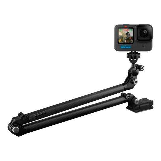 Soporte Gopro Boom Y Soportes Adhesivos Aextm-001 Negro