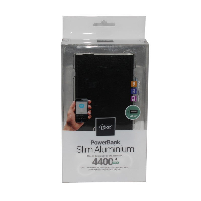 Microlab Bateria Externa Powerbank 4400 Mah Negro – imagen 2