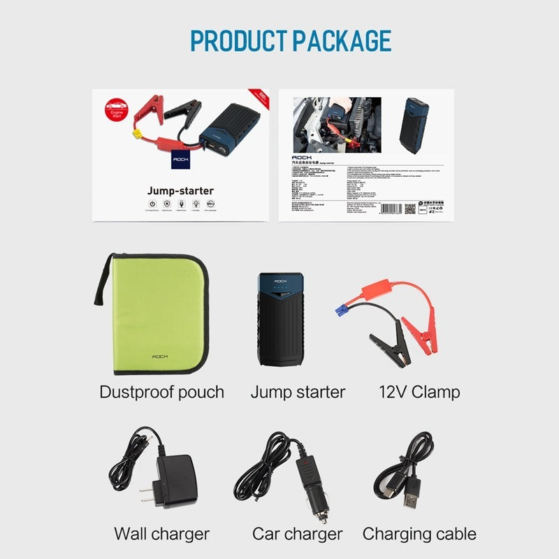 Powerbank Bateria Portatil 10000 Mah Partidor De Vehiculos Rock – imagen 3