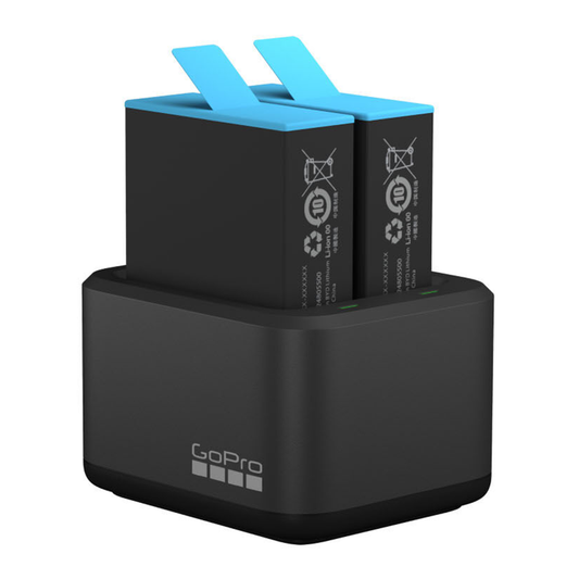 Cargador De Batería Dual + Batería Gopro Hero 9 Black