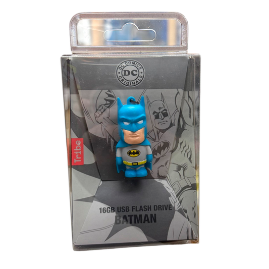Pendrive Usb 2.0 Flash Drive Dc Comics 16 Gb Batman Azul
