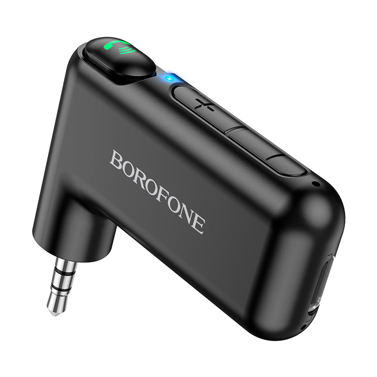 Transmisor Receptor Inalambrico Bluetooth Auto Borofone Bc35 Negro