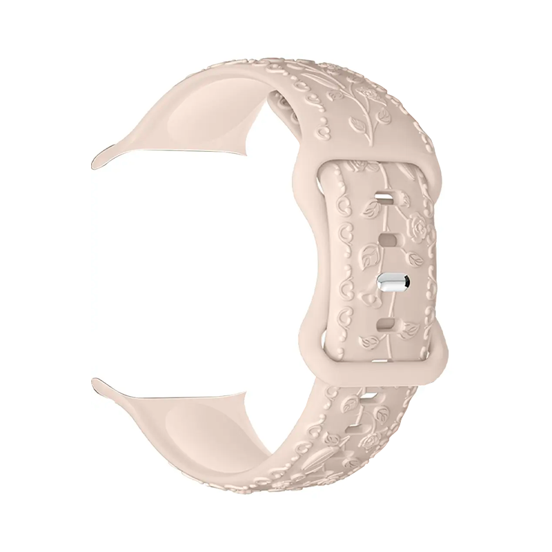 Correa Silicona Para Apple Watch Hoco Wa30 38 41mm Beige – imagen 2