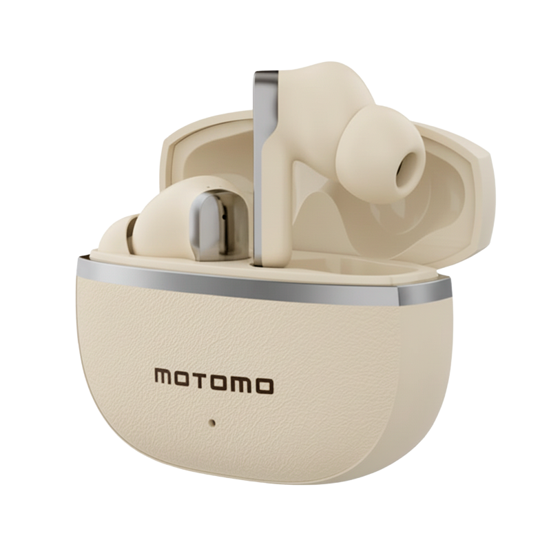 Audífonos In Ear Bluetooth Motomo Mo-L225 Anc + Enc Beige