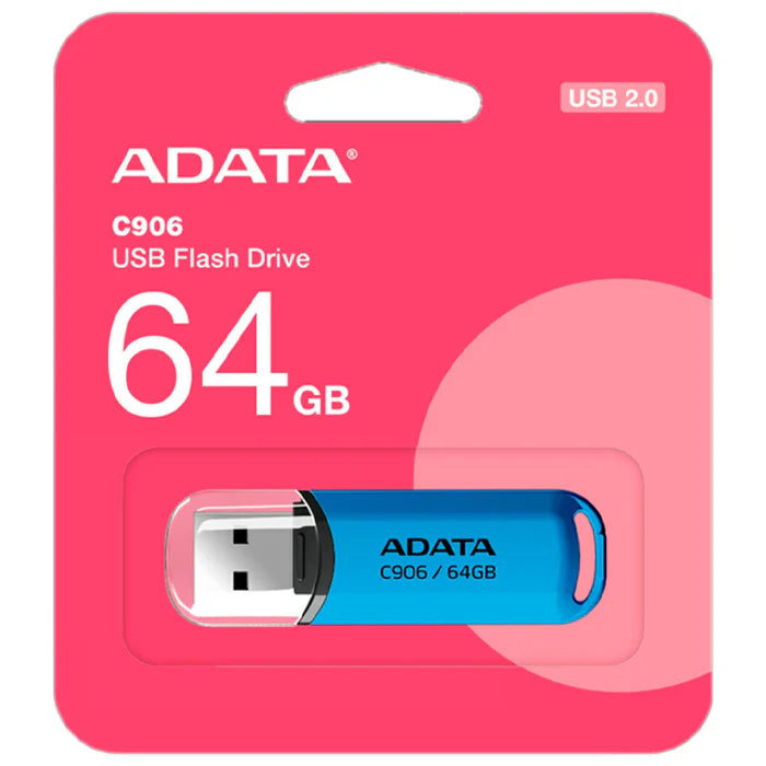 Pendrive Adata 64 Gb C906 Usb 2.0 Azul