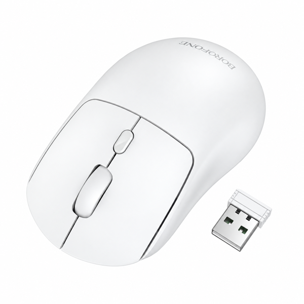 Mouse Inalámbrico Borofone BG151 Dual Mode Bluetooth + 2.4GHz