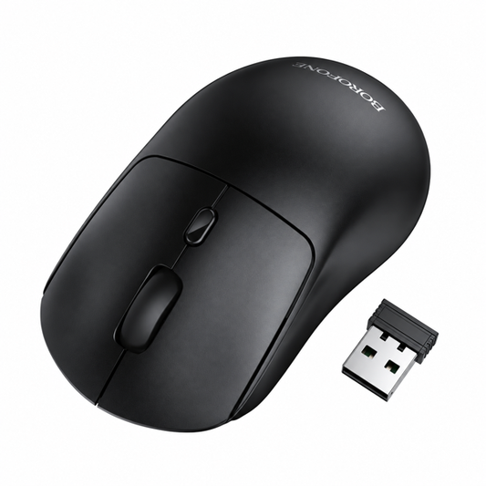 Mouse Inalámbrico Borofone BG151 Dual Mode Bluetooth + 2.4GHz