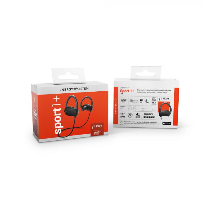 Audifonos Bluetooth Earphones Sport 1+ Energy Sistem Negro – imagen 5