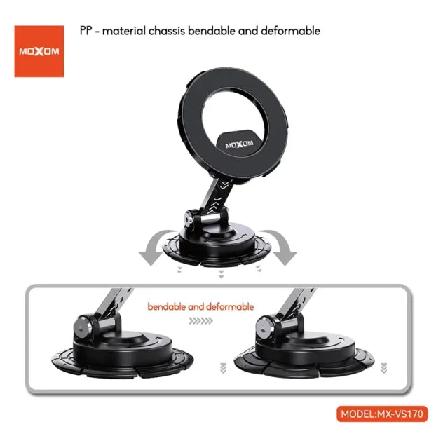 Soporte Magnetico Auto Para Tablero Moxom Mx-vs170 Negro – imagen 3
