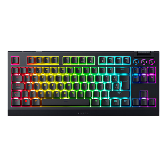 Teclado Gamer Mecanico Razer Blackwidow V4 Tkl Hyperspeed Orange Rgb Negro